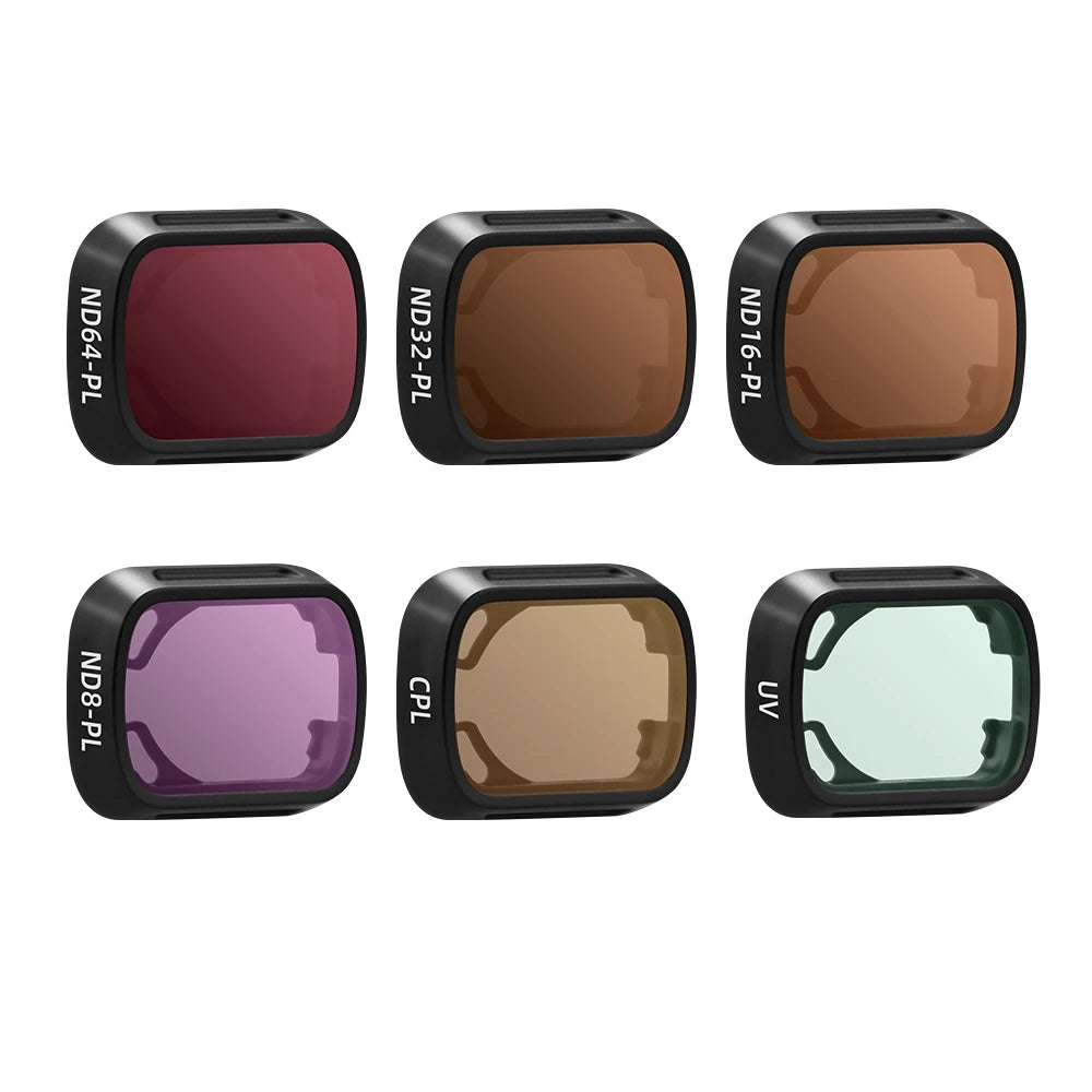 Lens Filters For DJI Mini 3/3 Pro Drone Gimbal UV CPL ND8/16/32/64 PL Filter Set Optical Glass Lens Drone Photography Accessory