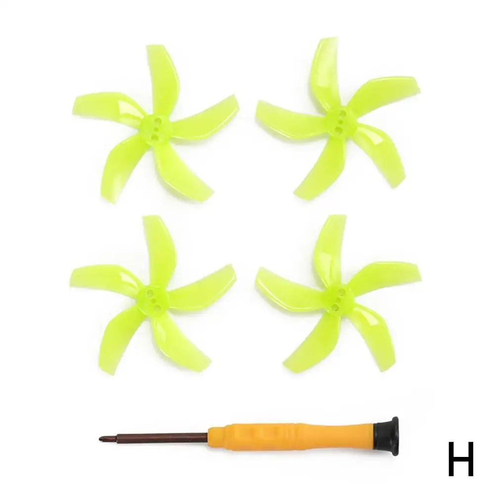 2/4Pcs For DJI NEO Propeller 5 Blades Color Blades Multi-color Ring Blades With Screwdriver Drone Replacement Blades For DJI NEO