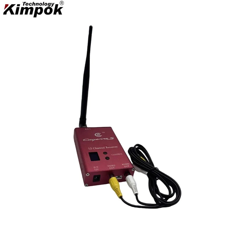 1.2GHz 8W FPV VTX  VRX Enhanced Wireless Video Transmitter with 8 Channels 20~40km Long Range 173g for FPV Racing Drones