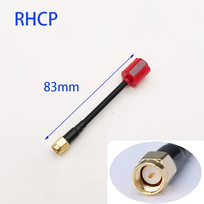 New 5.8G Lollipop5 FPV SMA Antenna 2.8dBi High Gain LHCP RHCP For RC Drone DJI Googles Air Unit Transmitter Receiver Antenna