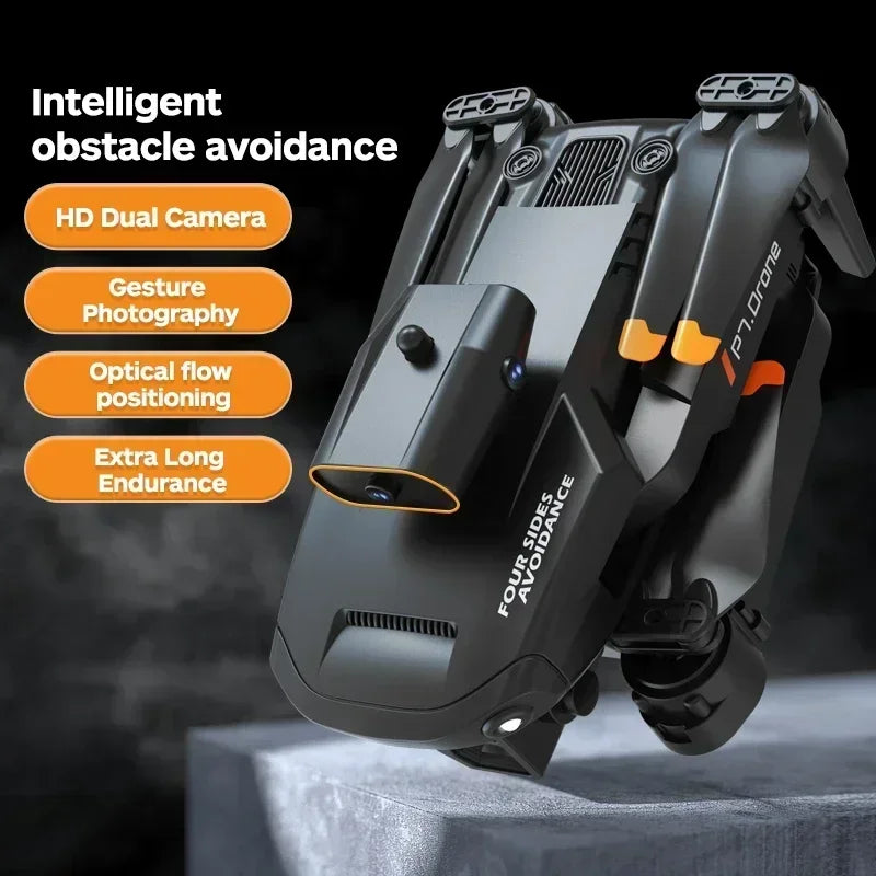 New P7 Drone Professinal HD Dual Camera for Anti Wind Aerial Photography Quadcopter Drones 360⁰ Obstacle Avoidance  RC Dron Toy