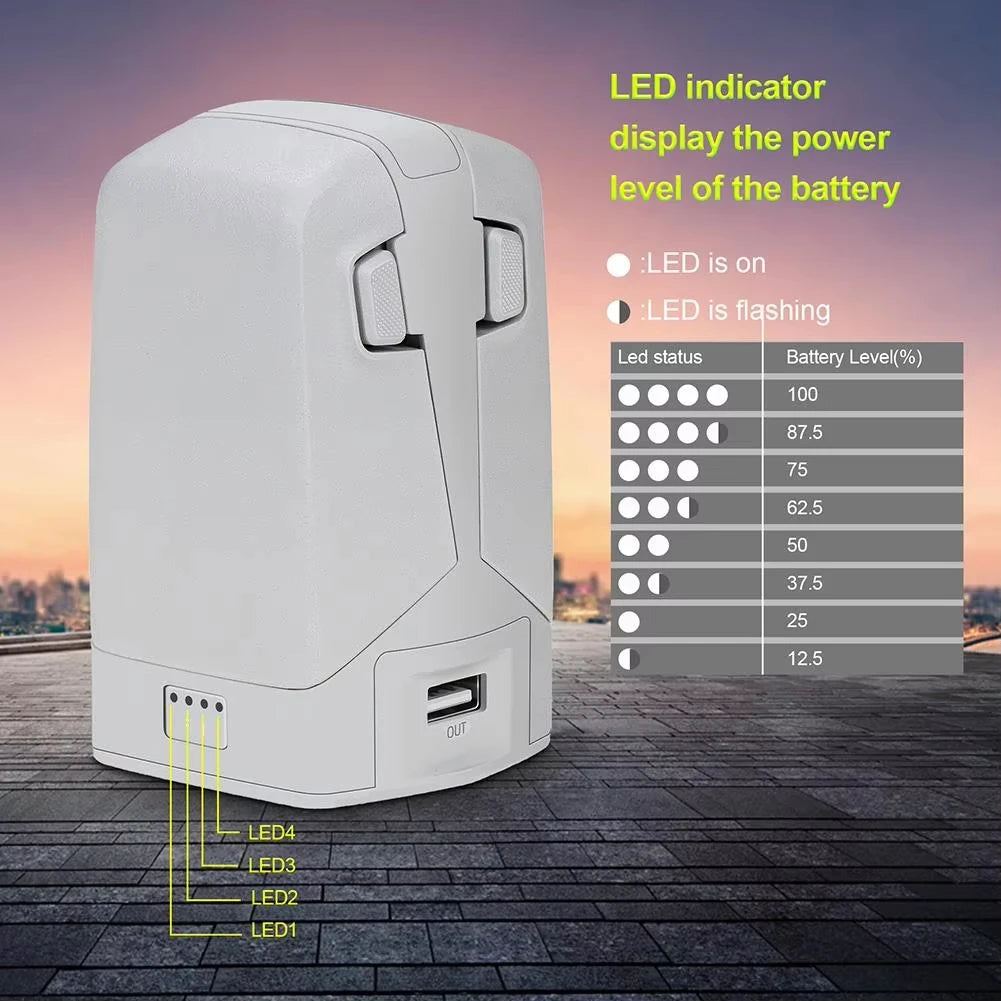 Battery Charger For DJI Flip Two-way Charging Hub Vertical Butler Power Bank Charging Station Kit For DJI Flip Drone Accessories