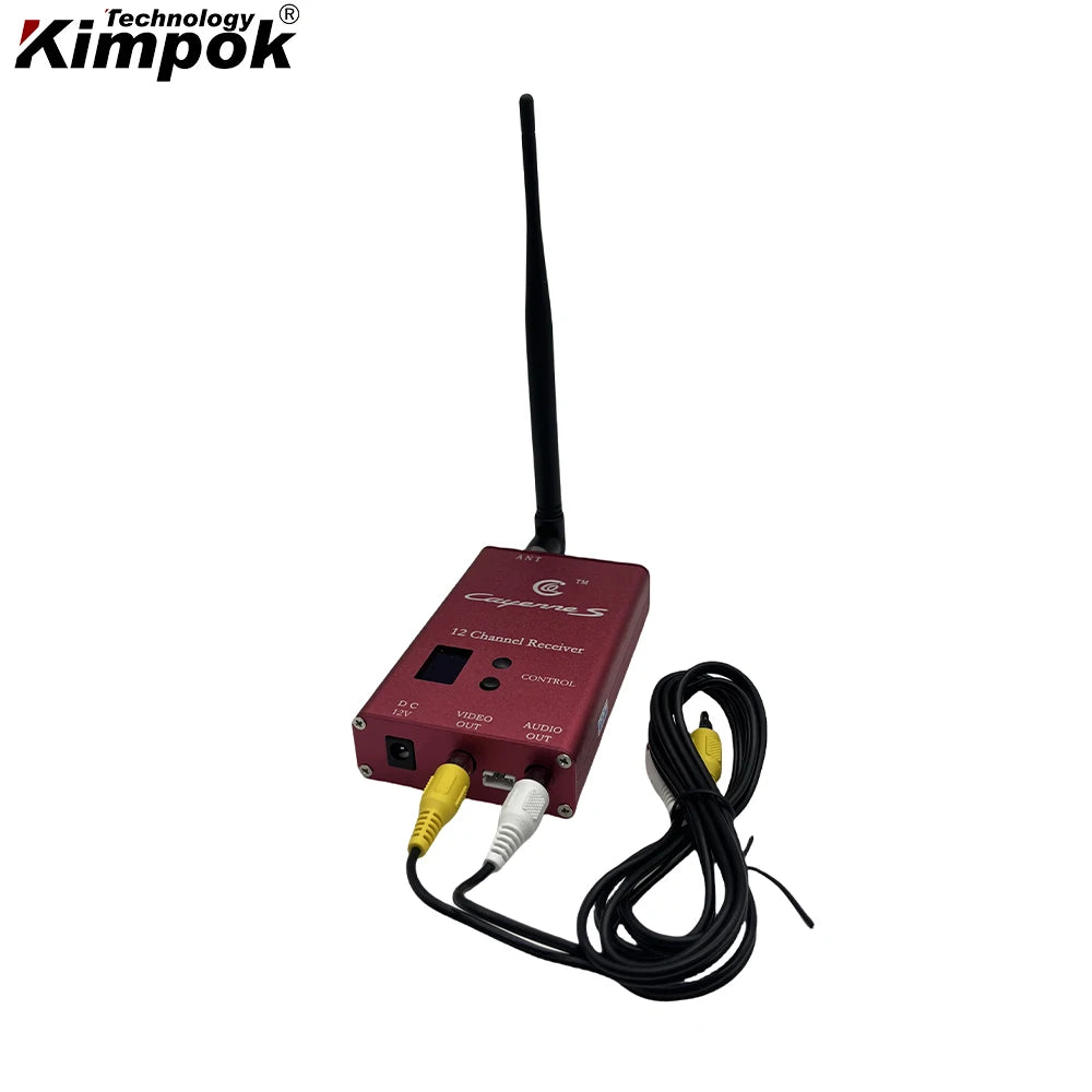 1.2GHz 8W FPV VTX  VRX Enhanced Wireless Video Transmitter with 8 Channels 20~40km Long Range 173g for FPV Racing Drones