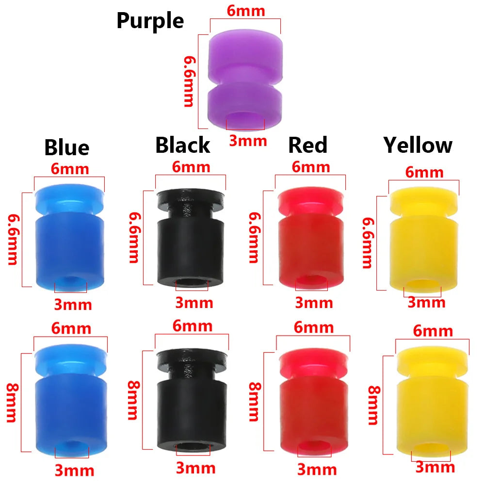 10pcs M2/M3 Rubber Damper Ball Shock Absorption Balls Silicone Flight Controller For F4 F7 FPV Quadcopter V2 Upgraded