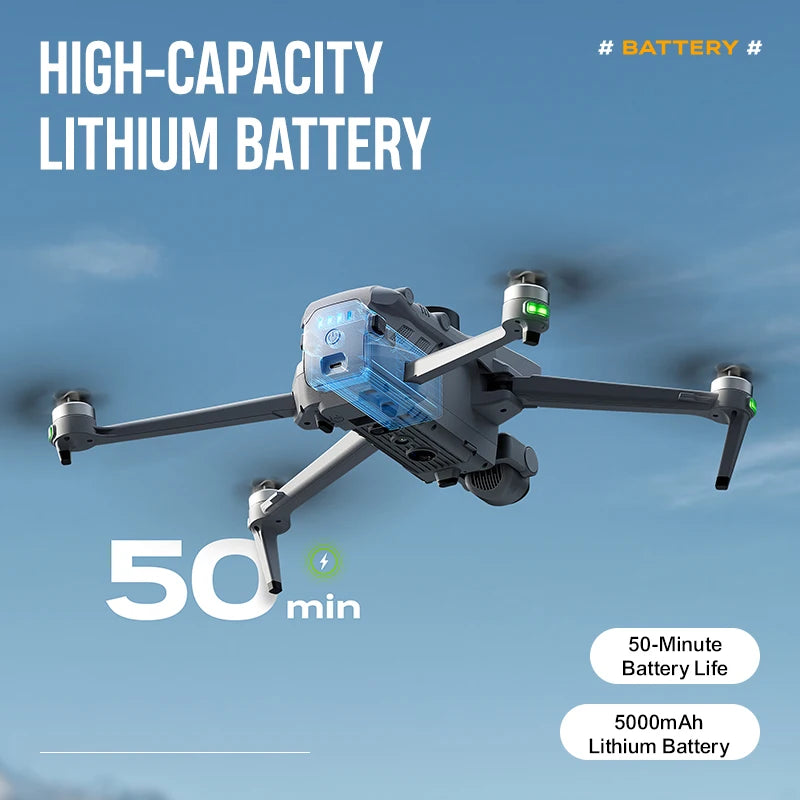 2026 New Wing 100 GPS Drone 8K Camera Three Axis Gimbal With Screen Brushless Obstacle Avoidance Foldable Quadcopter Dron RC Toy