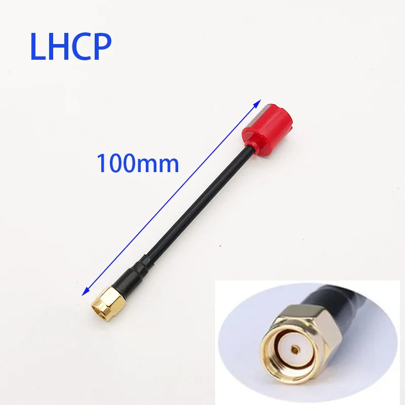 New 5.8G Lollipop5 FPV SMA Antenna 2.8dBi High Gain LHCP RHCP For RC Drone DJI Googles Air Unit Transmitter Receiver Antenna