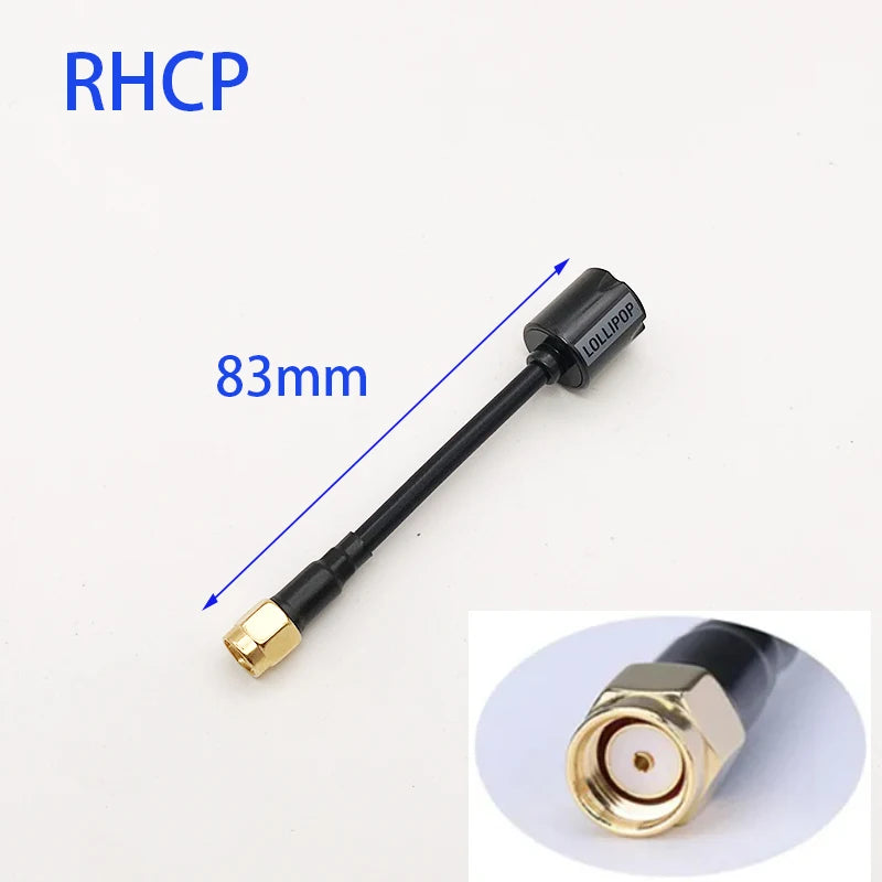New 5.8G Lollipop5 FPV SMA Antenna 2.8dBi High Gain LHCP RHCP For RC Drone DJI Googles Air Unit Transmitter Receiver Antenna