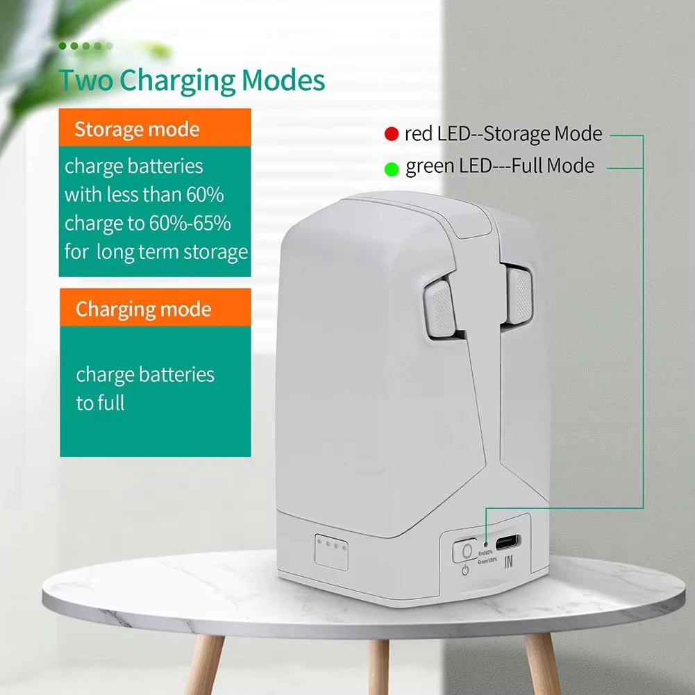 Battery Charger For DJI Flip Two-way Charging Hub Vertical Butler Power Bank Charging Station Kit For DJI Flip Drone Accessories