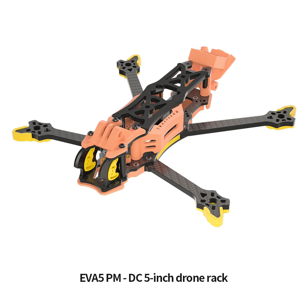 EVA5 PM DIY FPV Freestyle drone Frame 5-Inch Carbon Brazing & Aluminum Alloy DC/XH Drone Frame Compatible With DJI O3 O4