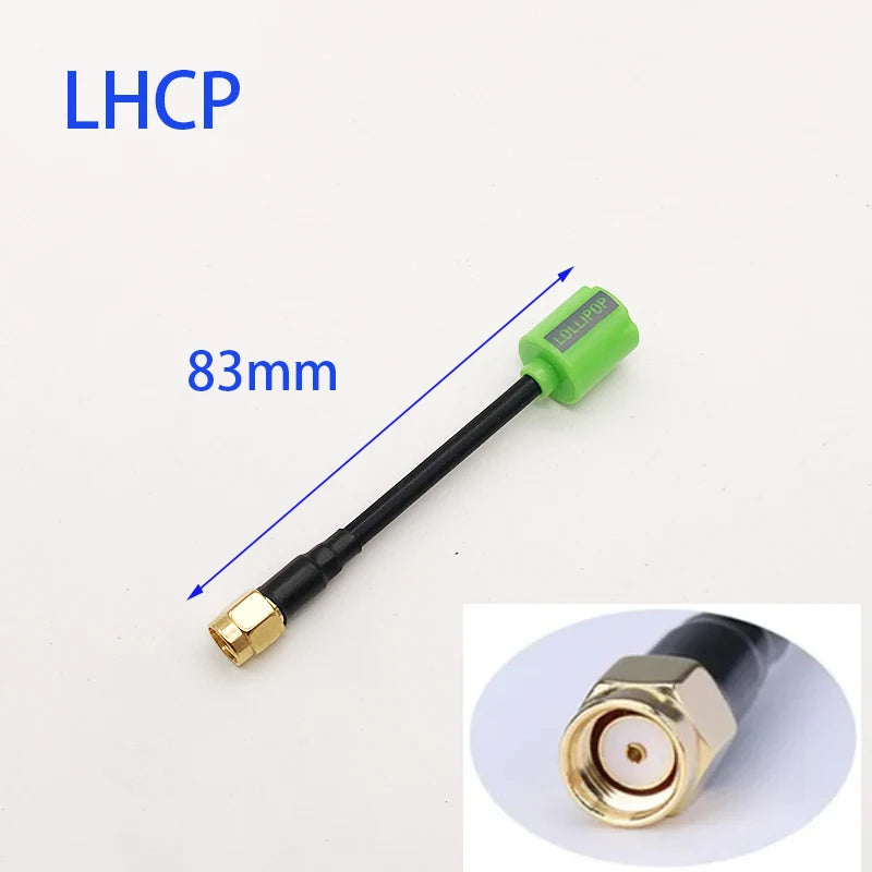 New 5.8G Lollipop5 FPV SMA Antenna 2.8dBi High Gain LHCP RHCP For RC Drone DJI Googles Air Unit Transmitter Receiver Antenna