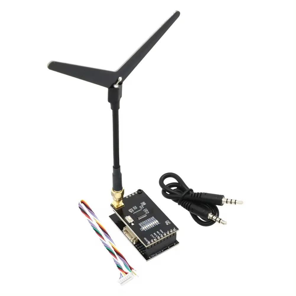 1.2G 1.2GHz 1.6W 2W VTX Switchable Video Transmitter Module 1.2G 9CH VRX 1200mhz Video Receiver with Antenna For FPV Drones