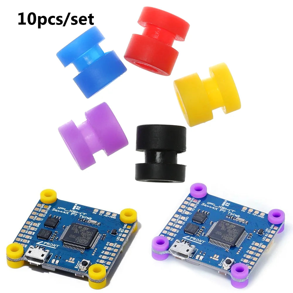 10pcs M2/M3 Rubber Damper Ball Shock Absorption Balls Silicone Flight Controller For F4 F7 FPV Quadcopter V2 Upgraded