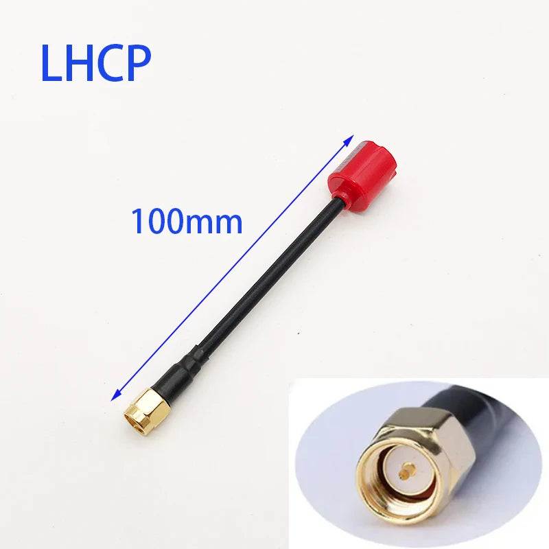 New 5.8G Lollipop5 FPV SMA Antenna 2.8dBi High Gain LHCP RHCP For RC Drone DJI Googles Air Unit Transmitter Receiver Antenna