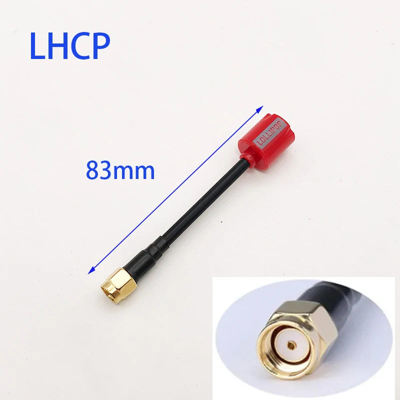 New 5.8G Lollipop5 FPV SMA Antenna 2.8dBi High Gain LHCP RHCP For RC Drone DJI Googles Air Unit Transmitter Receiver Antenna