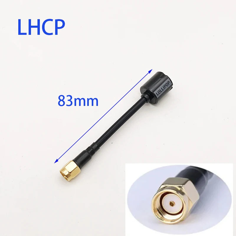 New 5.8G Lollipop5 FPV SMA Antenna 2.8dBi High Gain LHCP RHCP For RC Drone DJI Googles Air Unit Transmitter Receiver Antenna