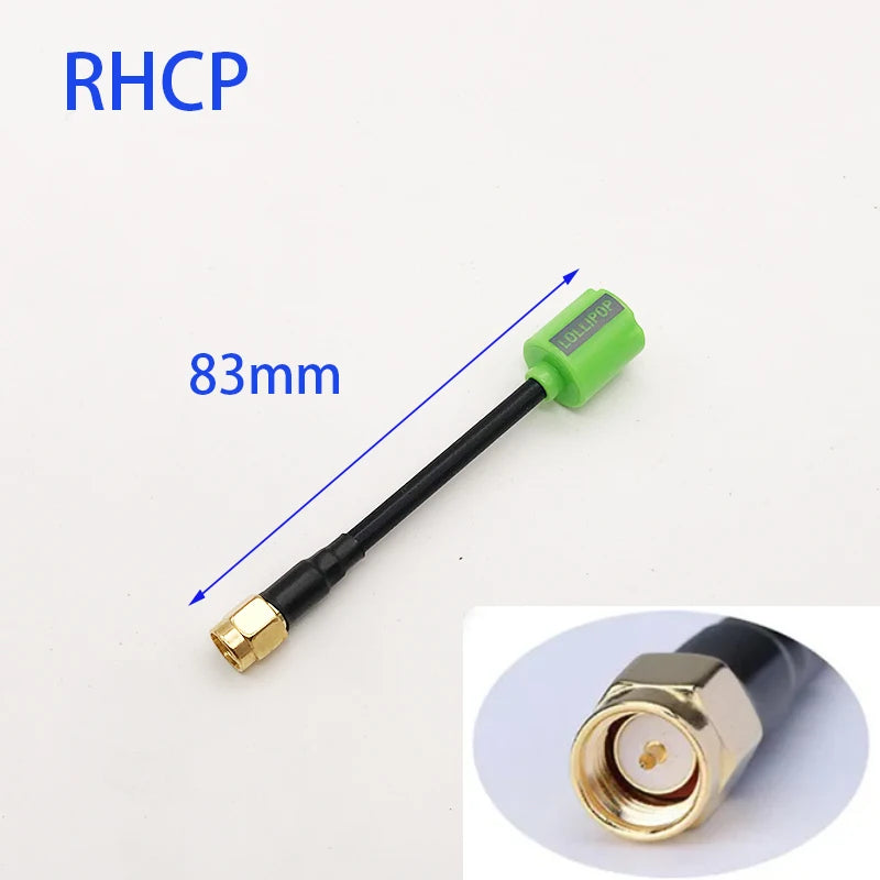 New 5.8G Lollipop5 FPV SMA Antenna 2.8dBi High Gain LHCP RHCP For RC Drone DJI Googles Air Unit Transmitter Receiver Antenna