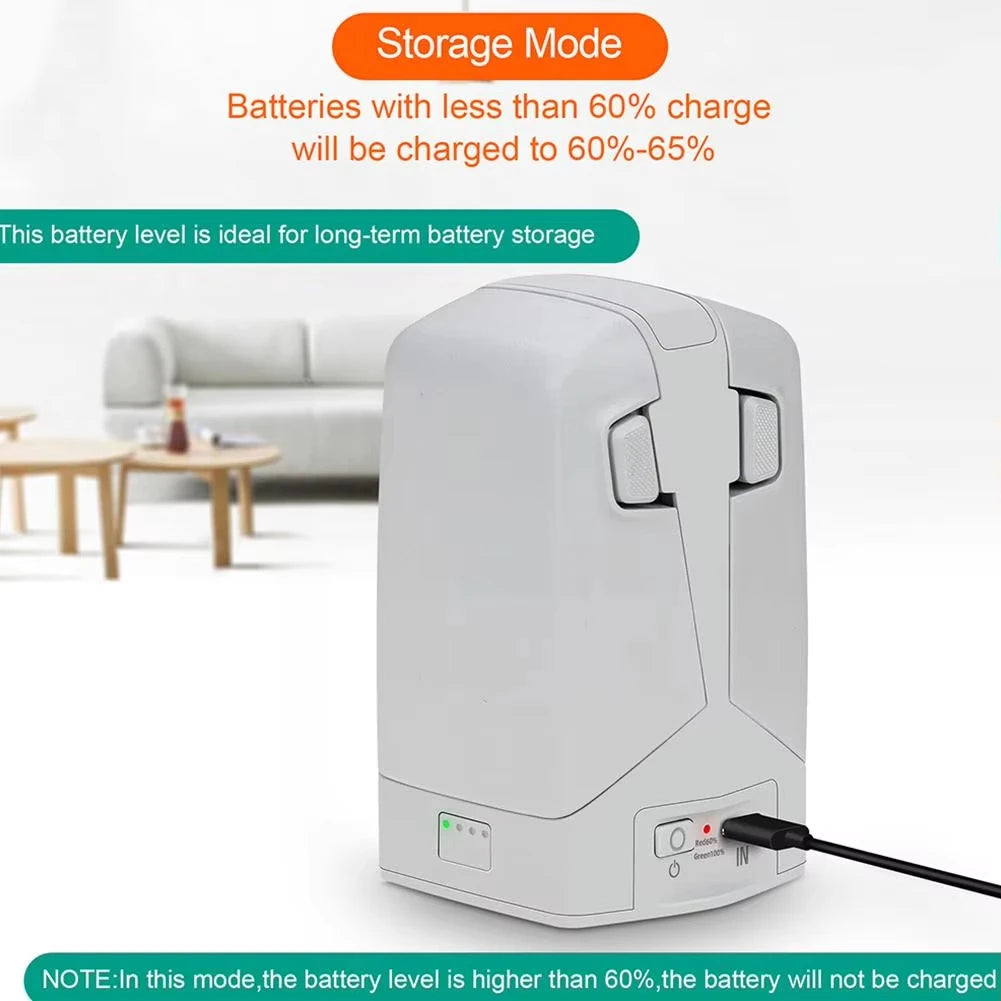 Battery Charger For DJI Flip Two-way Charging Hub Vertical Butler Power Bank Charging Station Kit For DJI Flip Drone Accessories