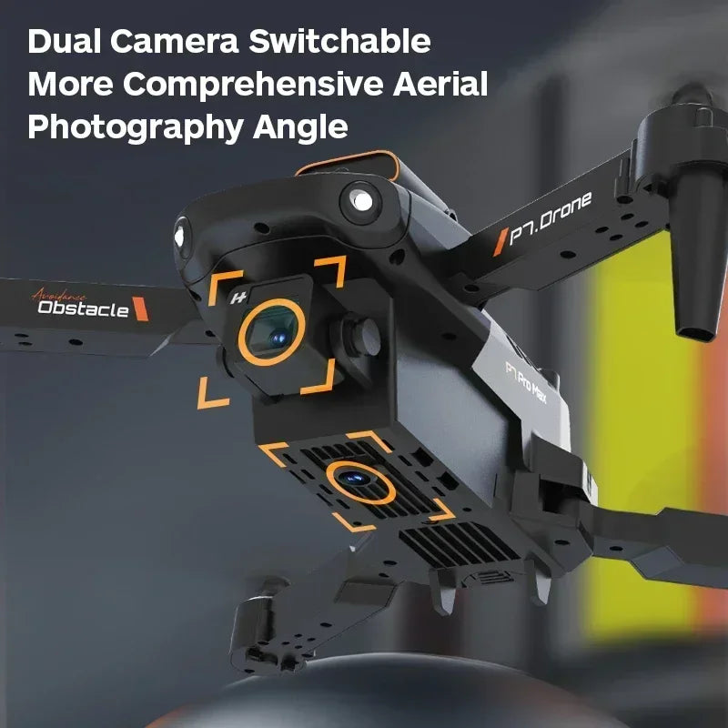 New P7 Drone Professinal HD Dual Camera for Anti Wind Aerial Photography Quadcopter Drones 360⁰ Obstacle Avoidance  RC Dron Toy