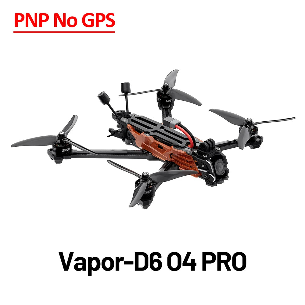 GEPRC Vapor-D6 HD O4 Pro RC Quadcopter Freestyle Drone TAKER BLS 60A ESC F722 V2 FC ELRS 2.4G/ TBSNanoRX DJI O4 Air Unit Pro VTX