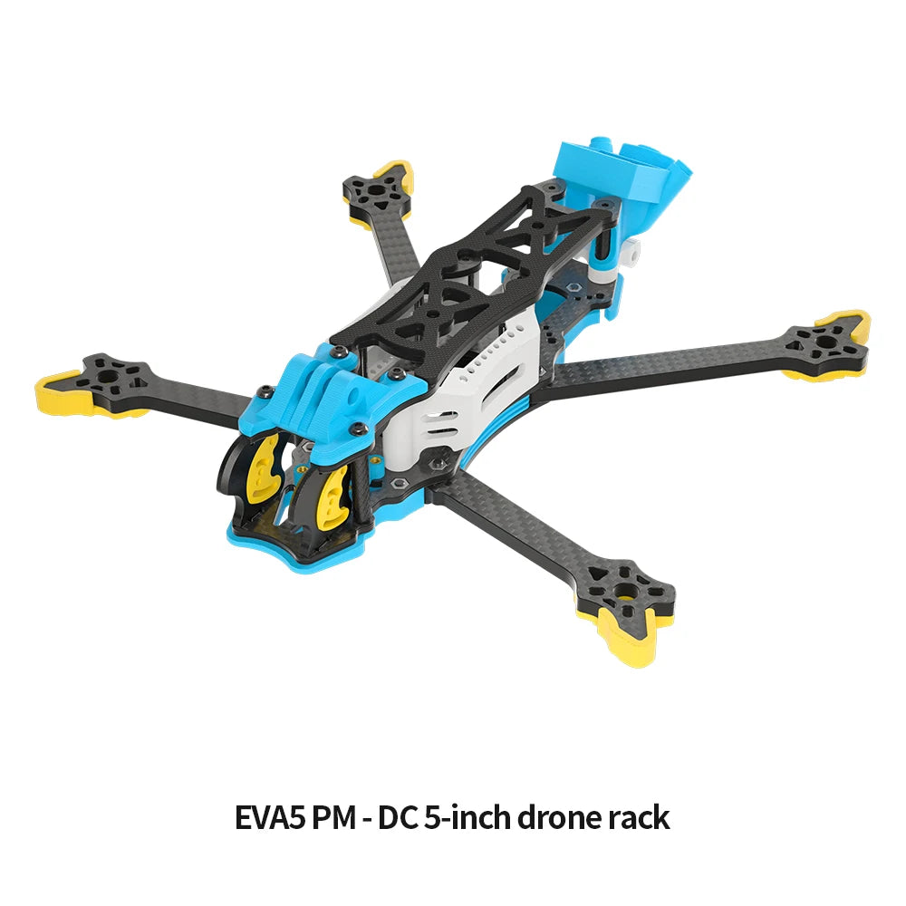 EVA5 PM DIY FPV Freestyle drone Frame 5-Inch Carbon Brazing & Aluminum Alloy DC/XH Drone Frame Compatible With DJI O3 O4
