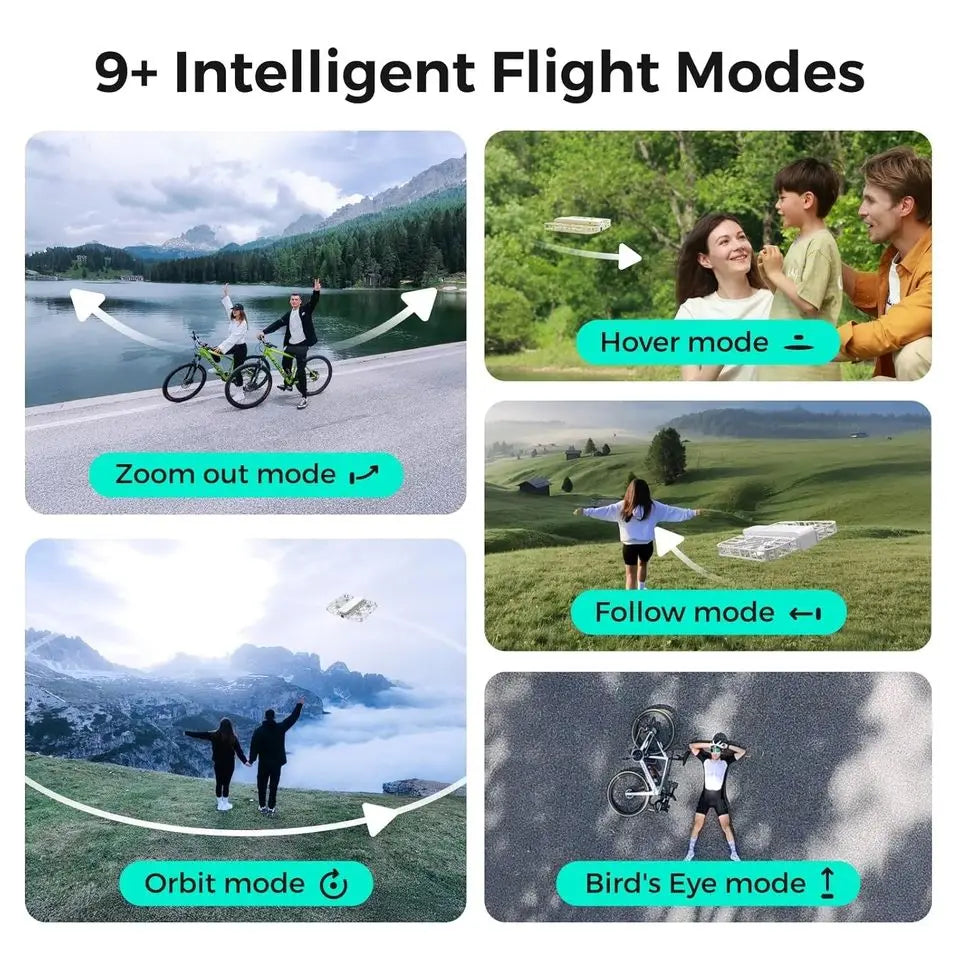 For Hover Air X1 Ultra-Light 125g Foldable Flying Camera Triple Stabilization Auto Tracking 5 Modes Hand Commercial Drones