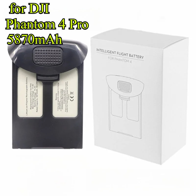 5870mAh High-Capacity Intelligent Battery for DJI Phantom 4 Pro Night Edition Drone - Extended Flight Time Smart Battery