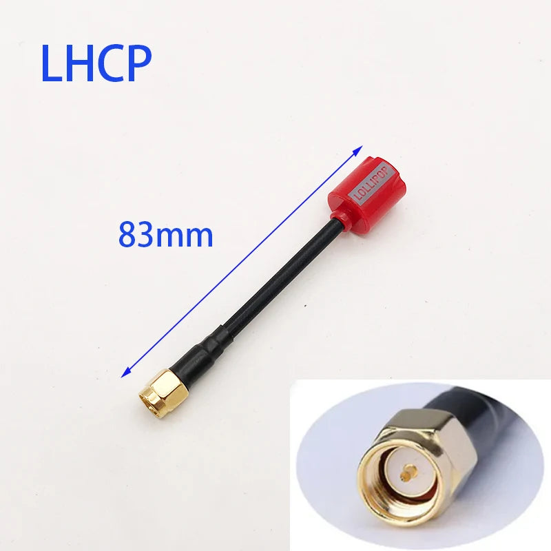New 5.8G Lollipop5 FPV SMA Antenna 2.8dBi High Gain LHCP RHCP For RC Drone DJI Googles Air Unit Transmitter Receiver Antenna