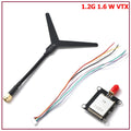 1.2G 1.2GHz 1.6W 2W VTX Switchable Video Transmitter Module 1.2G 9CH VRX 1200mhz Video Receiver with Antenna For FPV Drones