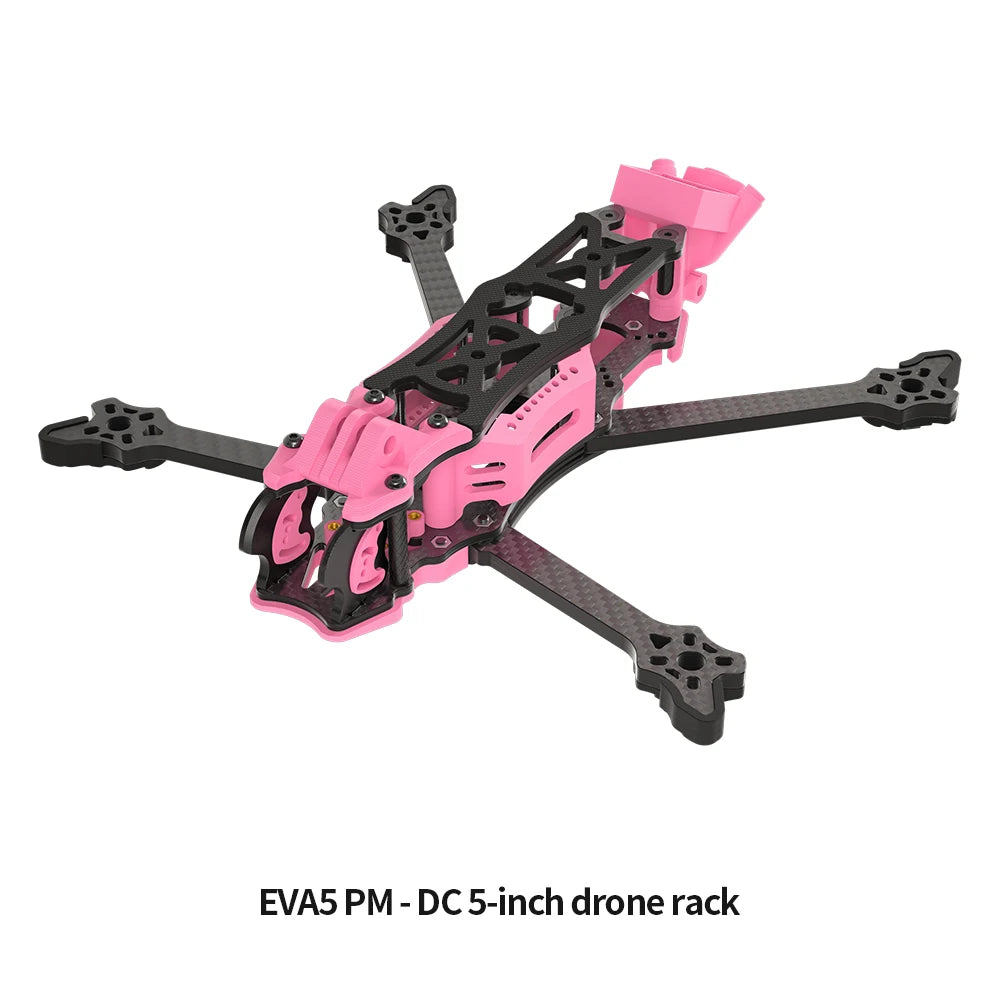 EVA5 PM DIY FPV Freestyle drone Frame 5-Inch Carbon Brazing & Aluminum Alloy DC/XH Drone Frame Compatible With DJI O3 O4