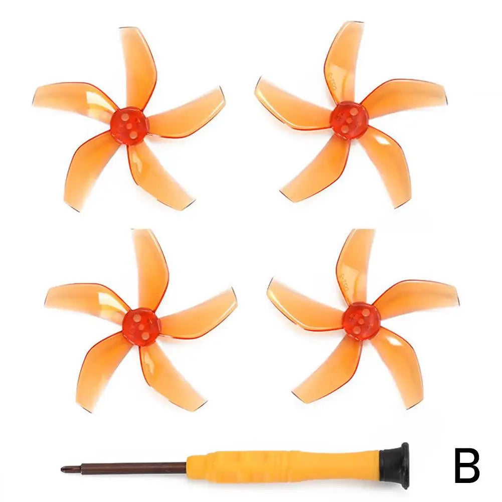 2/4Pcs For DJI NEO Propeller 5 Blades Color Blades Multi-color Ring Blades With Screwdriver Drone Replacement Blades For DJI NEO