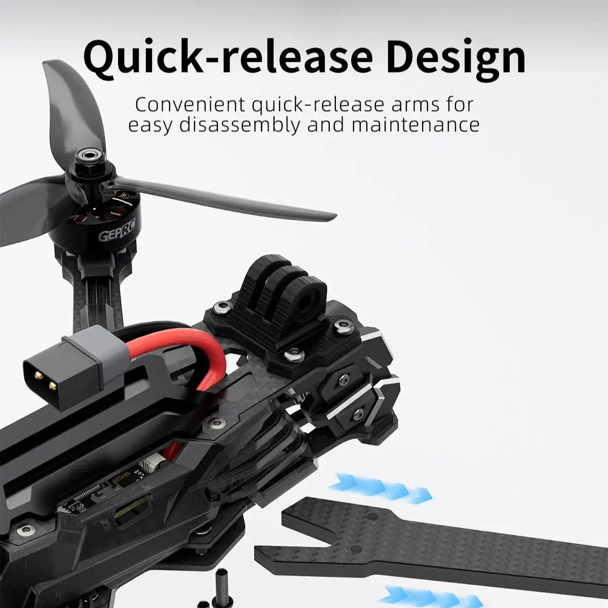 GEPRC Vapor-D6 HD O4 Pro RC Quadcopter Freestyle Drone TAKER BLS 60A ESC F722 V2 FC ELRS 2.4G/ TBSNanoRX DJI O4 Air Unit Pro VTX