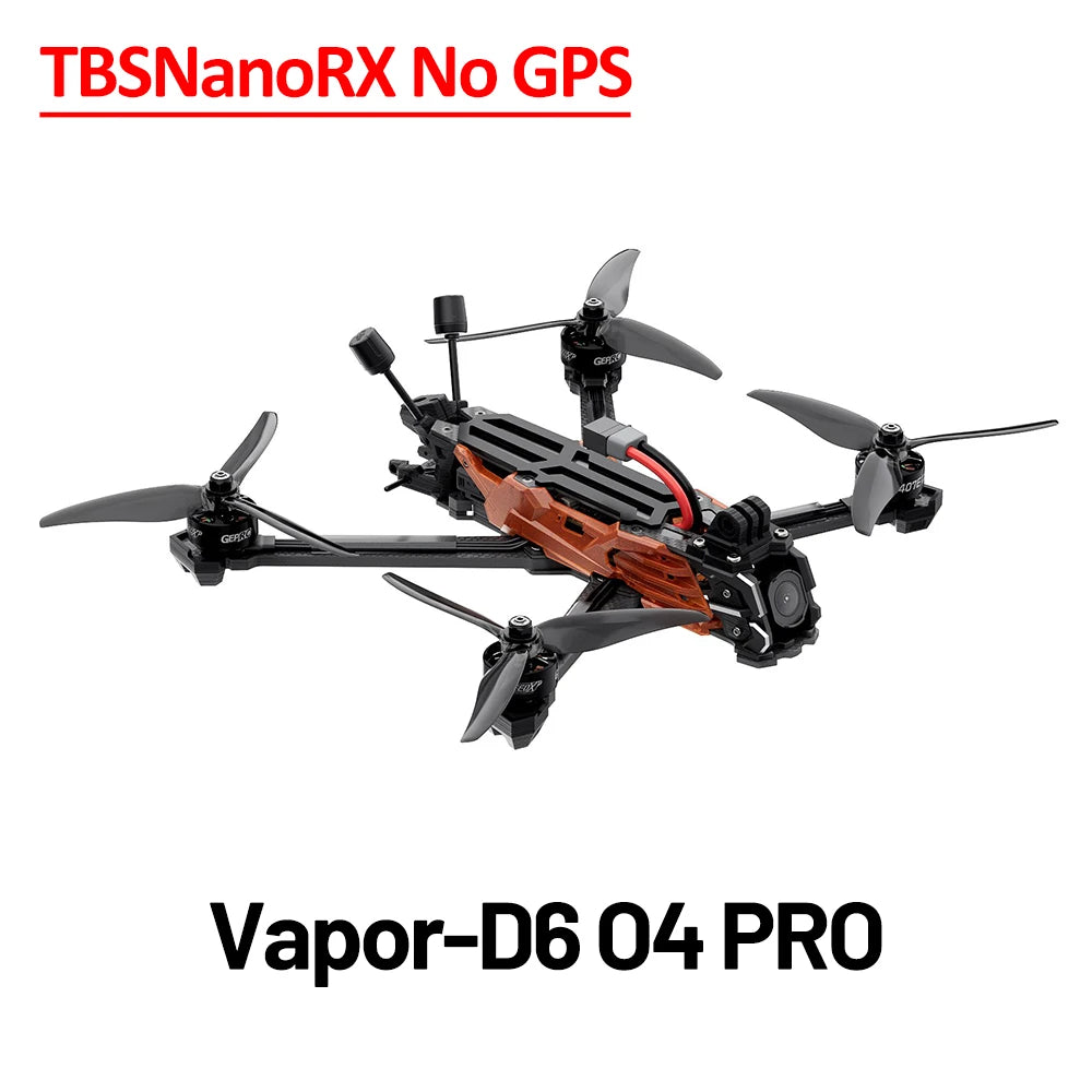 GEPRC Vapor-D6 HD O4 Pro RC Quadcopter Freestyle Drone TAKER BLS 60A ESC F722 V2 FC ELRS 2.4G/ TBSNanoRX DJI O4 Air Unit Pro VTX