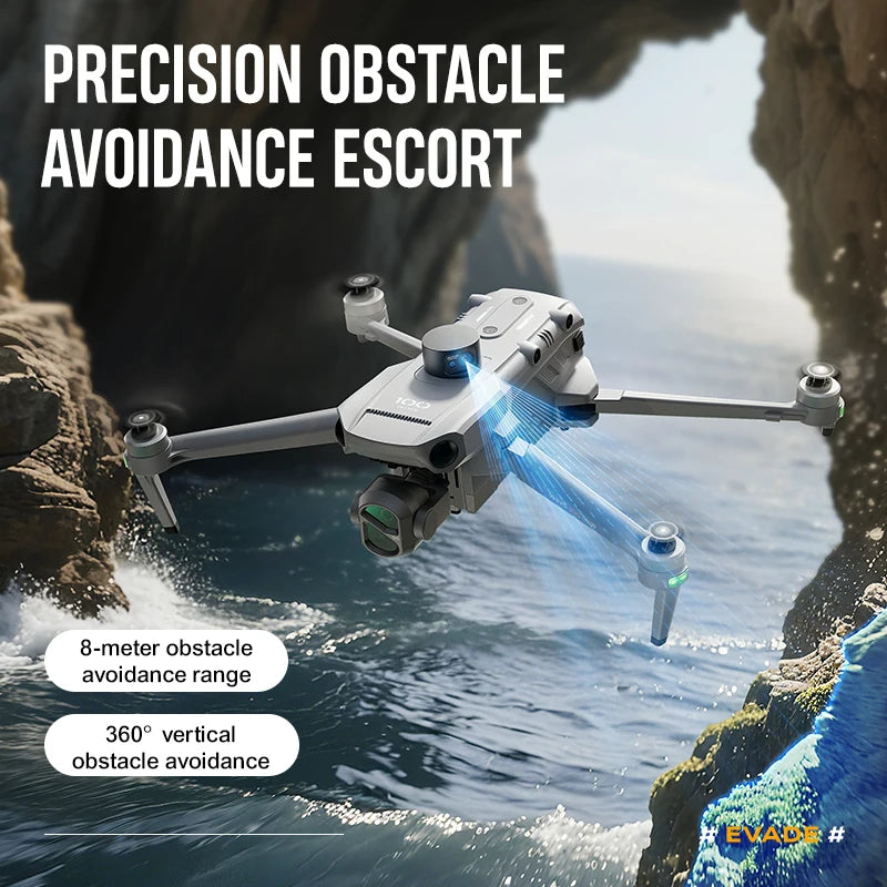 2026 New Wing 100 GPS Drone 8K Camera Three Axis Gimbal With Screen Brushless Obstacle Avoidance Foldable Quadcopter Dron RC Toy