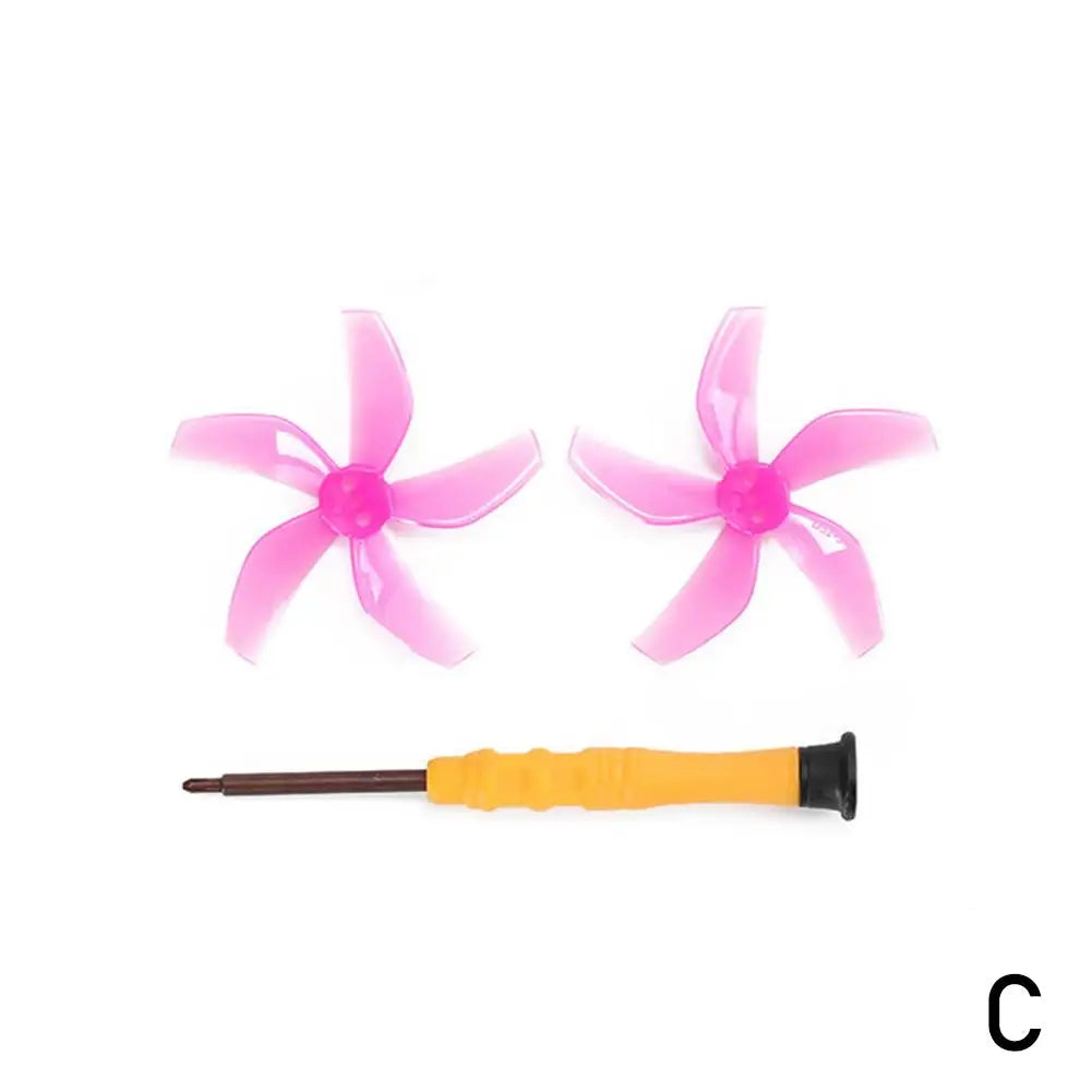 2/4Pcs For DJI NEO Propeller 5 Blades Color Blades Multi-color Ring Blades With Screwdriver Drone Replacement Blades For DJI NEO